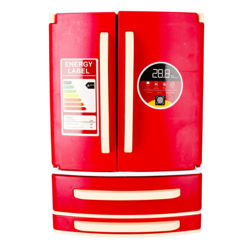 Electrocasnice de jucarie - frigider cu 2 usi - cu sunete si lumini, rosu-alb, MegaCreative 479899, 3+ ani [1]