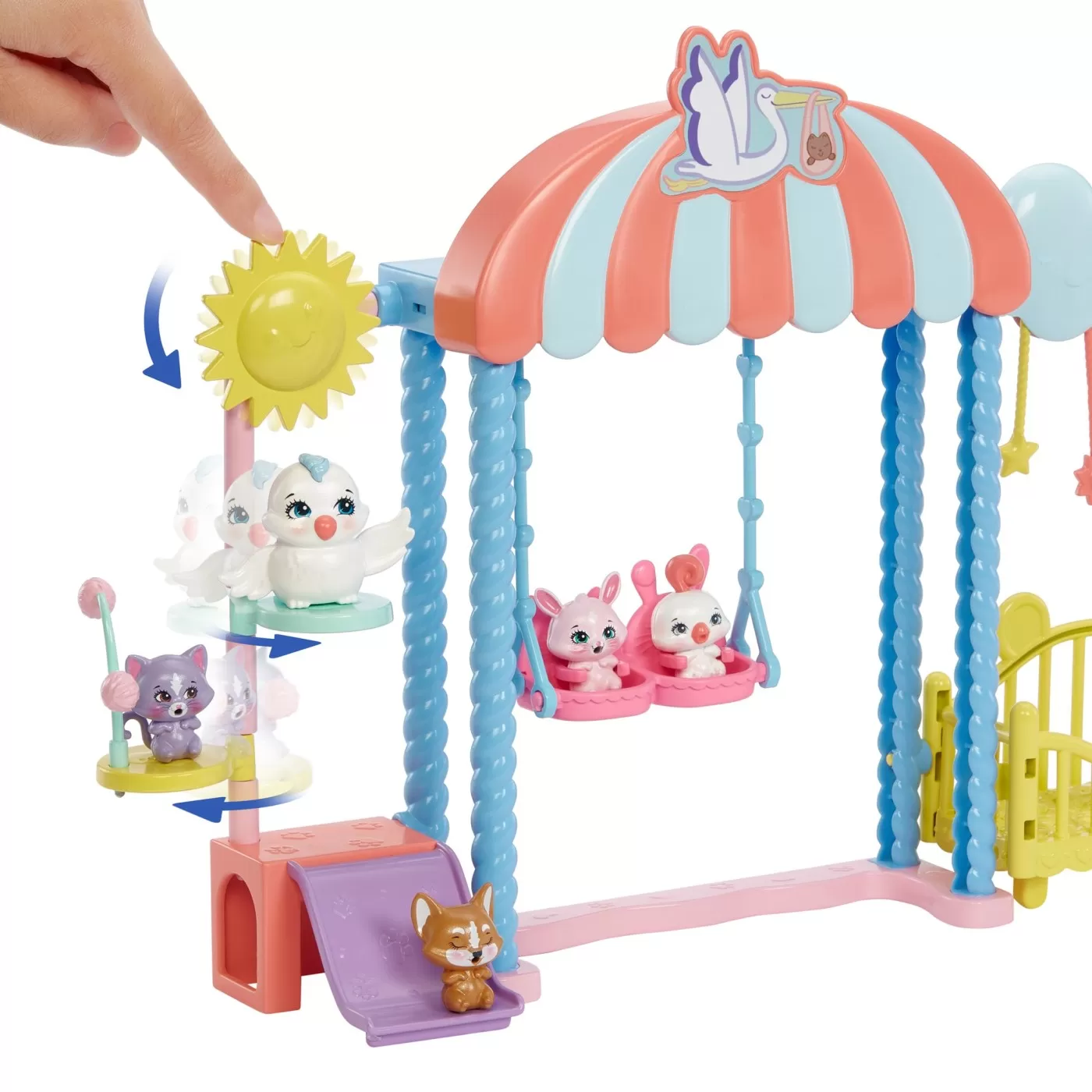 Enchantimals baby best friends set cresa, varsta de la 4 ani la 8 ani [1]