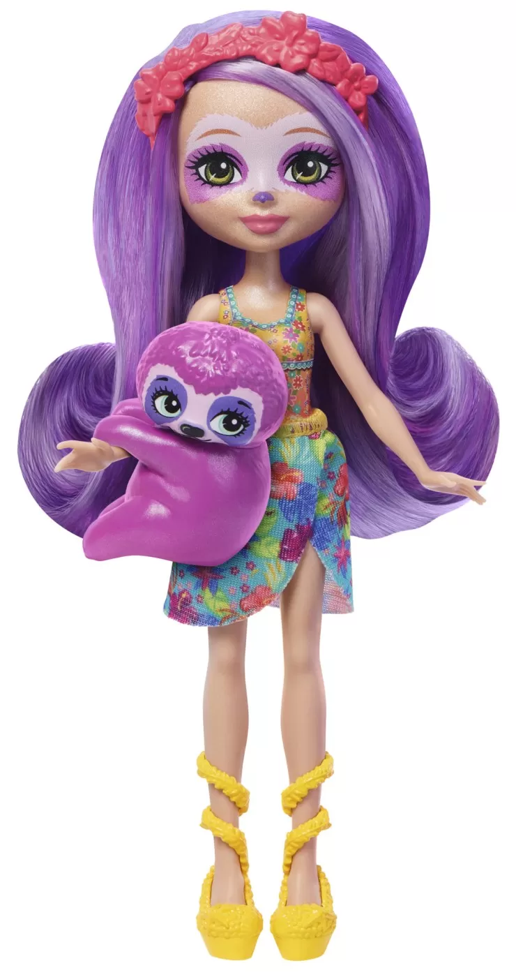 Enchantimals papusi si animalute sabindra sloth si hang, varsta de la 3 ani la 10 ani [1]