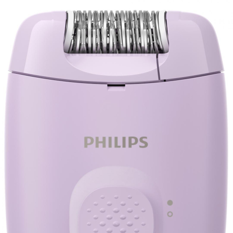 Epilator cu fir philips seria 2000 bre237/00, 1 viteza, 2 accesorii, retea, lila, l x a x i (mm) 110x40x145 [4]