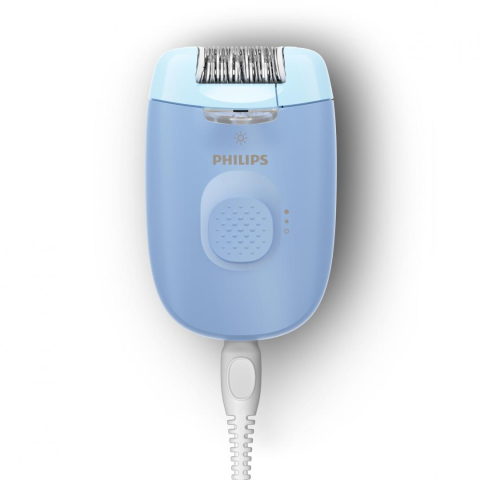 Epilator cu fir philips seria 4000 bre247/00, 2 viteze, 4 accesorii, retea, albastru, l x a x i (mm) 50x120x145 [2]