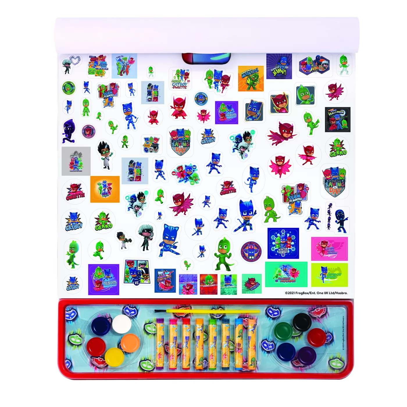 Set pictura si desen, Eroi in pijamale, Giga Block, 4 in 1, varsta de la 3 ani la 6 ani [3]