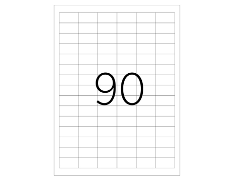 Etichete 90/a4 33*19mm colturi drepte 100/top tanex [1]
