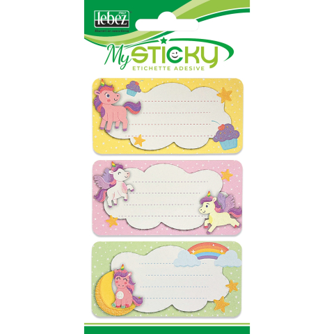 Etichete caiete fete, 4 sortimente (6 etichete/blister), copii varsta 3 ani+,6 ani+,8 ani+ [1]