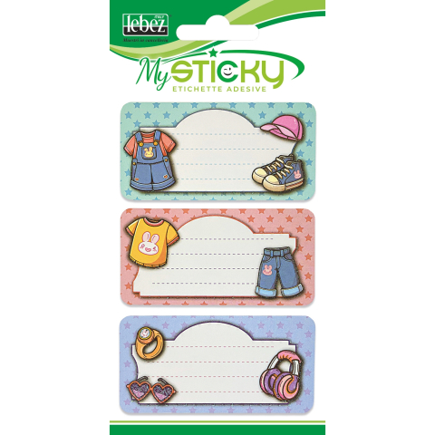 Etichete caiete fete, 4 sortimente (6 etichete/blister), copii varsta 3 ani+,6 ani+,8 ani+ [3]