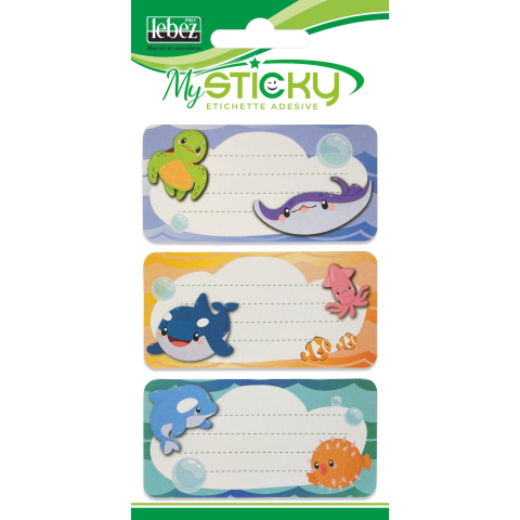 Etichete caiete mix, 4 sortimente (6 etichete/blister), copii varsta 3 ani+,6 ani+,8 ani+ [3]