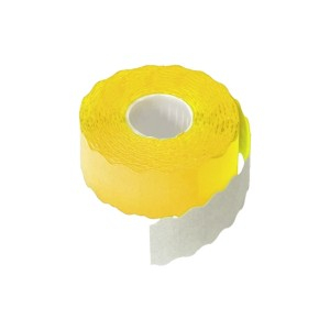 Birotică și Papetărie - Etichete rola pret ondulate galbene ecada 800 buc 55002g