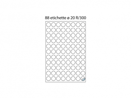 Rechizite Școlare - Etichete rotunde R/300