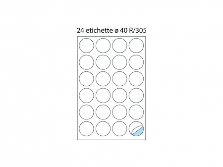 Rechizite Școlare - Etichete rotunde R/305