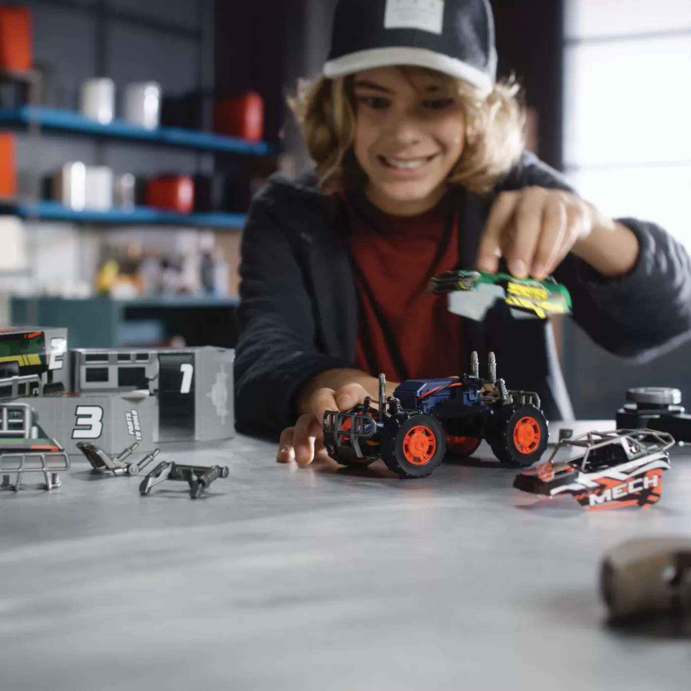 Exost build 2 drive deluxe masinuta rc construibila, varsta de la 6 ani la 12 ani [3]