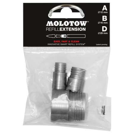 Rezerve acrilice și reutilizabile - Refill Extension Tryout Pack