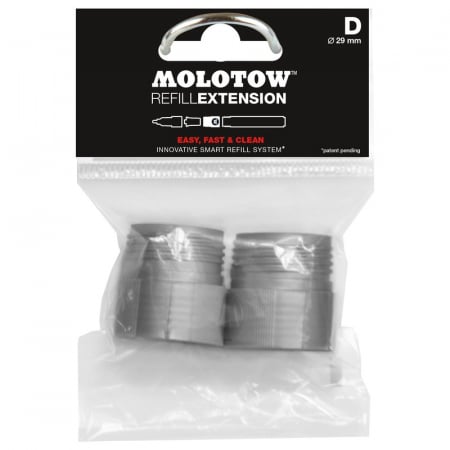 Rezerve acrilice și reutilizabile - Refill Extension Series D