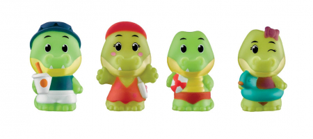 Jucării și Jocuri pentru copii - Familia Croco cu haine care isi schimba culoarea in apa