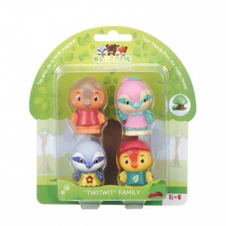 Jucării și Jocuri pentru copii - Familia de pasari Twitwit - Set figurine joc de rol