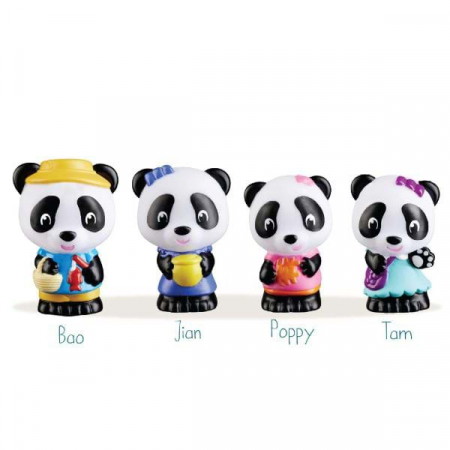Familia de ursuleti Panda - Set figurine joc de rol [1]
