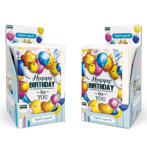 Felicitare 3D Zi de nastere, aurii si sclipici pe exteriorul felicitarii - 11.5 x 19 cm [10]