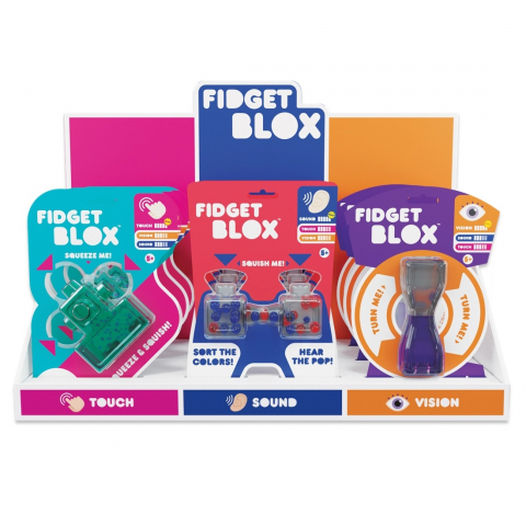 Jucării și Jocuri pentru copii - Fidget Blox - Jucarie antistres, diverse modele varsta 10-12 ani ,12-14 ani ,14-18 ani ,18+, Unisex