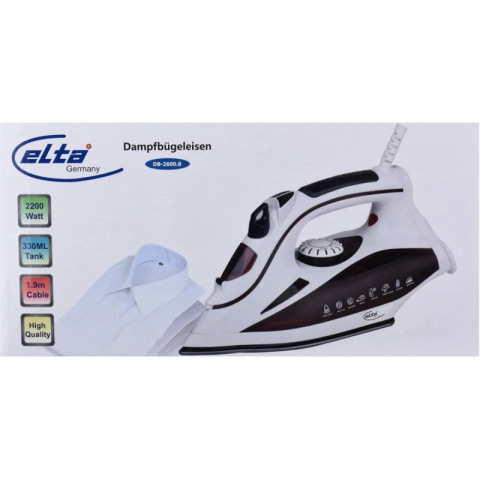Electrocasnice & Climatizare - Fier de calcat 2200 W, Elta W-DB 2600, Y1026274-DB-2600, 8/WDS-328