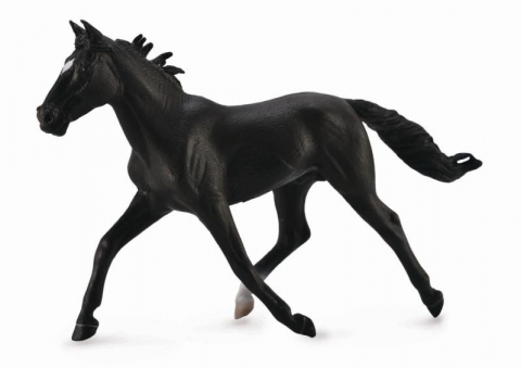 Jucării și Jocuri pentru copii - Figurina Armasar Standardbred Pacer Black Collecta