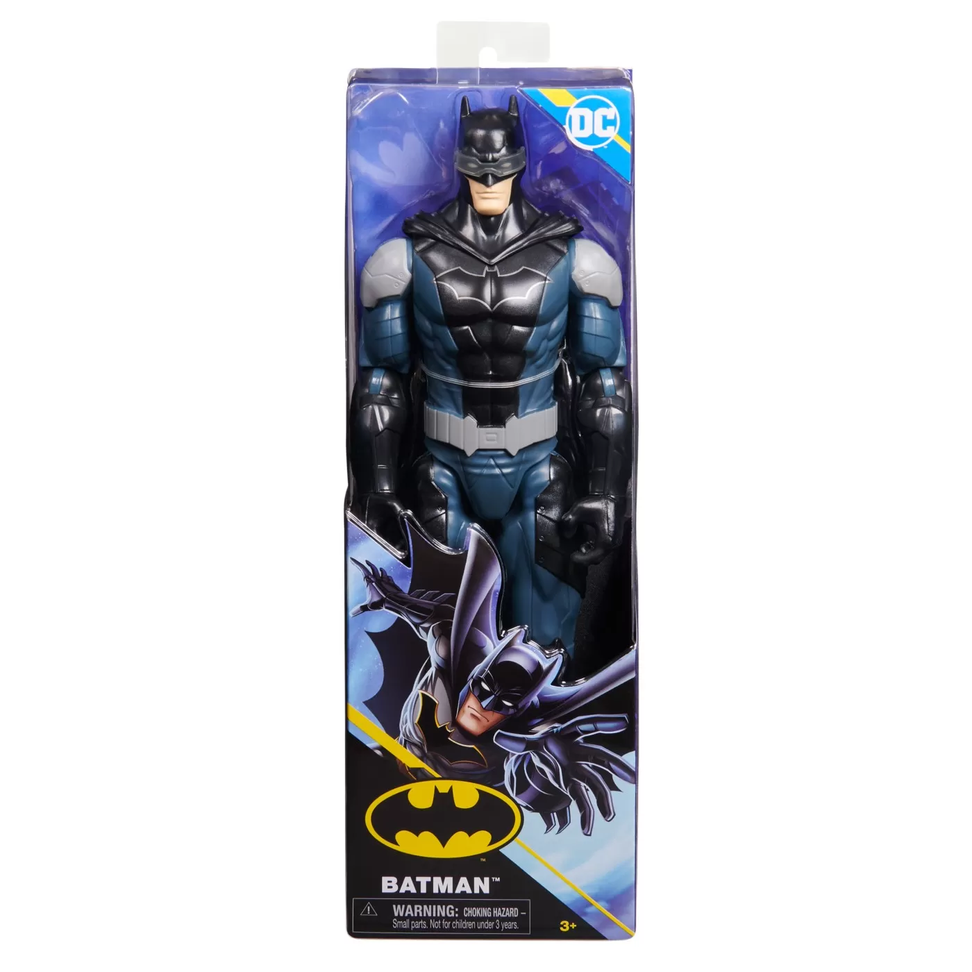 Jucării și Jocuri pentru copii - Figurina batman in costum albastru 30cm, varsta de la 3 ani la +15 ani