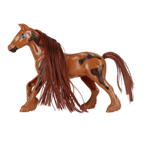 Figurina cal cu accesoriu MegaCreative 510700, 20cm, plastic, diverse culori, 3+ ani [2]