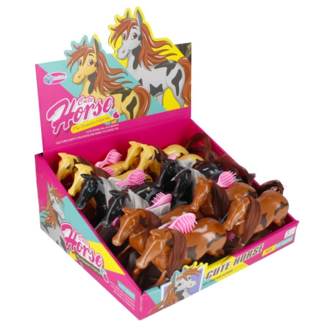 Figurina cal cu accesoriu MegaCreative 510700, 20cm, plastic, diverse culori, 3+ ani [7]