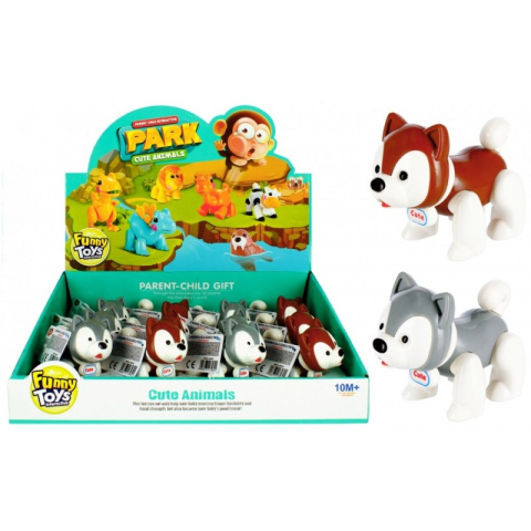 Jucării și Jocuri pentru copii - Figurina - catel husky, diverse culori, 3+ ani, MegaCreative, 483007
