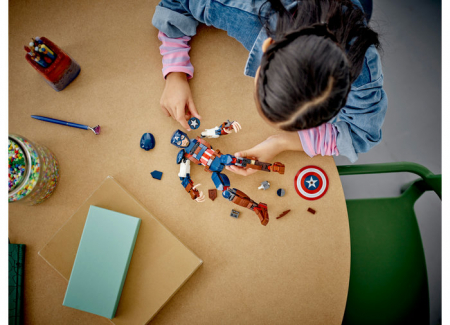 Figurina de constructie Captain America, varsta de la 8 ani la +15 ani [3]