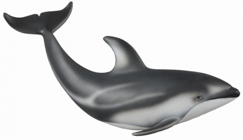 Jucării și Jocuri pentru copii - Figurina Delfin de Pacific cu lateralele albe M Collecta