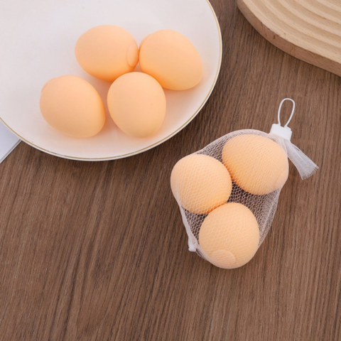Jucării și Jocuri pentru copii - Figurina forma oua, elastica, Squish TK2164, set 3 buc