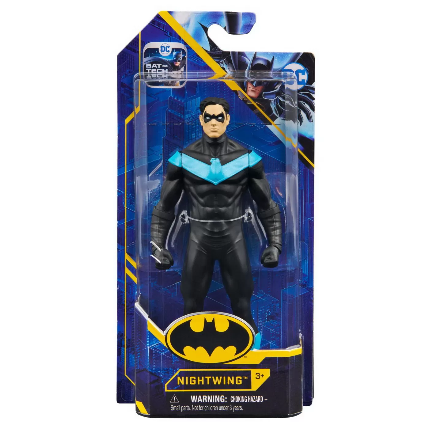 Jucării și Jocuri pentru copii - Figurina nightwing 15cm cu costum metal tech, copii varsta 3 ani pana la 12 ani