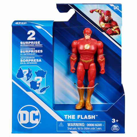 Jucării și Jocuri pentru copii - Figurina the flash 10cm flexibila cu accesorii, varsta de la 3 ani la 9 ani