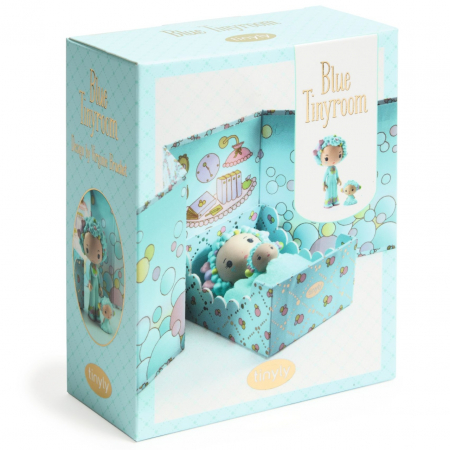 Figurina, papusa Tinyly Blue Tinyroom, Djeco, varsta 3 - 6, 6 - 9 ani, Fata [1]