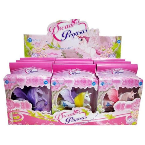 Jucării și Jocuri pentru copii - Figurina - unicorn cu aripi si accesorii, 11cm, diverse modele, 3+ ani, MegaCreative, 413422