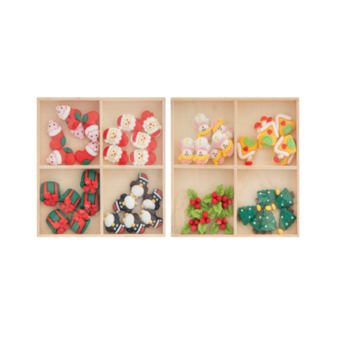Art & Craft si Artizanat - Figurine decor Craciun 24 pcs  Grafix