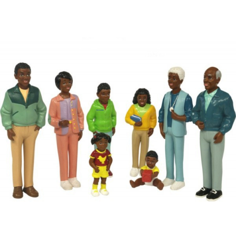 Jucării și Jocuri pentru copii - Figurine familie africana Miniland