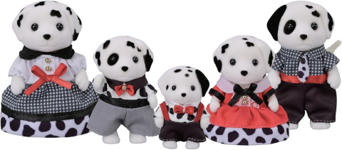 Jucării și Jocuri pentru copii - Figurine sylvanian families-familia dalmatienilor