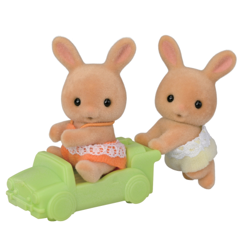 Jucării și Jocuri pentru copii - Figurine sylvanian families-gemeni iepurasi sunny
