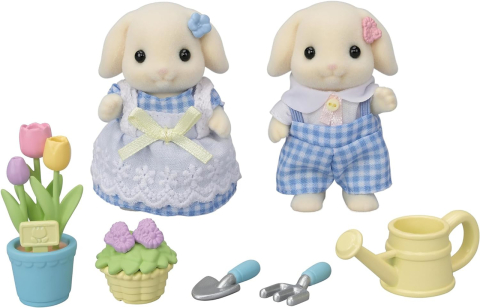 Jucării și Jocuri pentru copii - Figurine Sylvanian Families-Iepurasii Gradinari