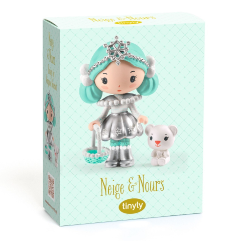 Figurine Tinyly Neige & Nours, Djeco Fata, varsta 3 - 6 ani, 6 - 9 ani [1]