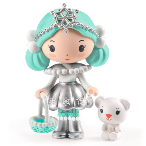 Jucării și Jocuri pentru copii - Figurine Tinyly Neige & Nours, Djeco Fata, varsta 3 - 6 ani, 6 - 9 ani