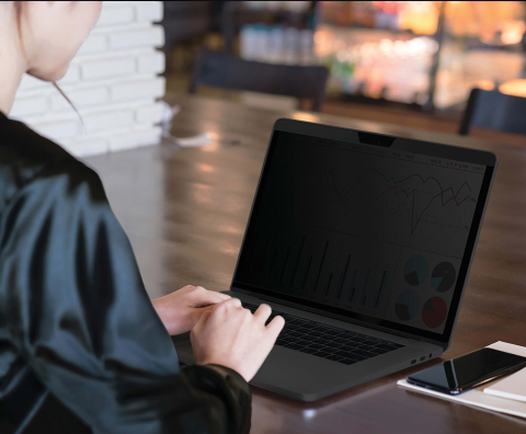 Filtru confidentialitate pentru laptop 15.5" 16:10 2 zone kensington [1]