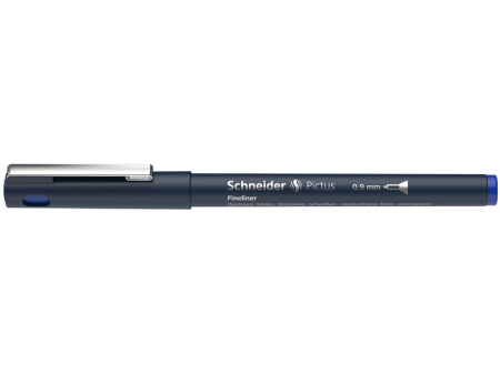 Birotică și Papetărie - Schneider - Fineliner Schneider Pictus 0,9 mm, Albastru- Micostore.ro