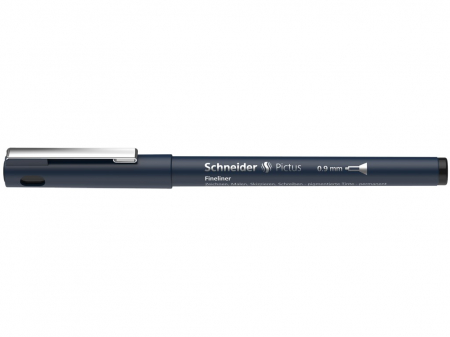 Birotică și Papetărie - Schneider - Fineliner Schneider Pictus 0,9 mm, Negru- Micostore.ro
