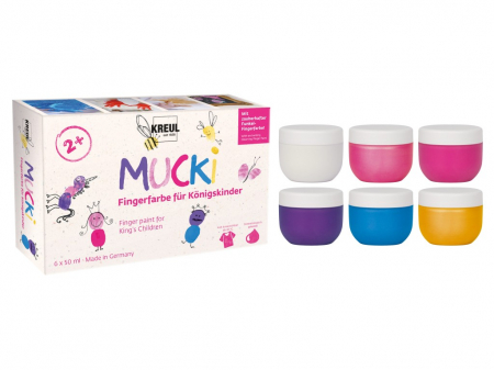 Finger Paint Royal Children Mucki, set 6 x 50 ml [1]