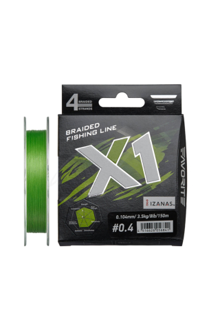 Pescuit si vanatoare - Fir textil Favorite X1 4X 150m Green #1.5 / 0.205mm / 11.4kg