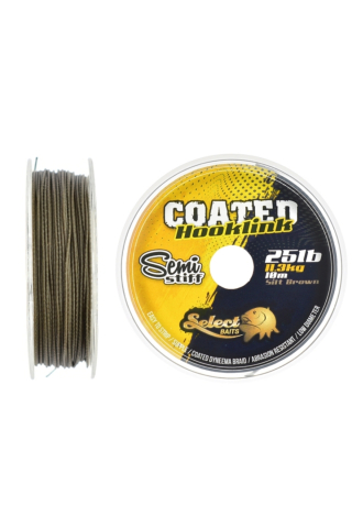 Pescuit si vanatoare - Fir textil Select Baits Coated Hooklink Semi-Stiff 25lb