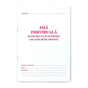 Birotică și Papetărie - Fisa individuala psi a5