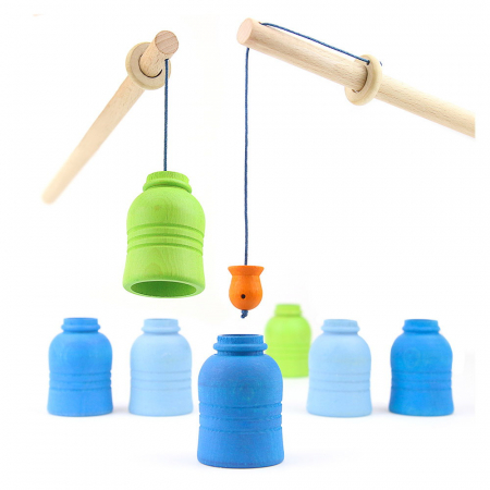 Fish & Clean, joc de pescuit din lemn, Milaniwood, 3-7 ani [5]