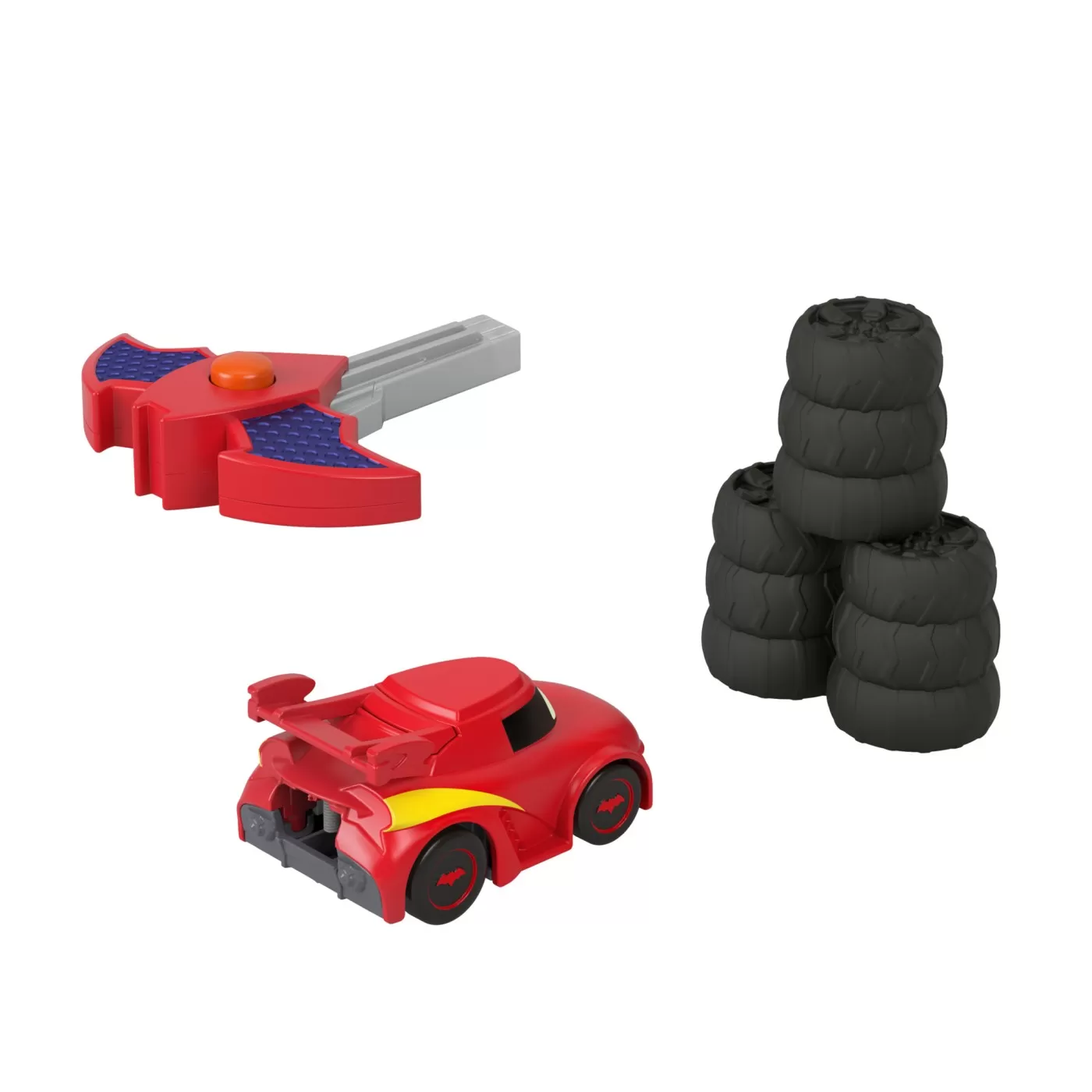 Fisher price batwheels masinuta rosie scara 1:55, varsta de la 3 ani la 7 ani [2]
